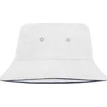 Daiber Rybářský klobouk s lemem MB 12 Velikost: L/XL, Barva: bílá-námořní modrá