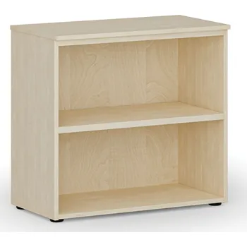 Policová skříň B2B Partner Kancelářský regál PRIMO WOOD, 800 x 420 x 740 mm, bříza