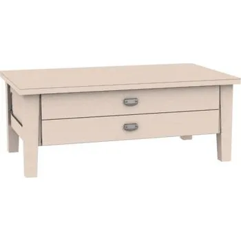 Konferenční stolek Jitona Country Inn konferenční stolek, 4 zásuvky kombinace bílá - bernstein