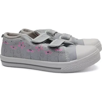 Chlapecké tenisky Dívčí tenisky SKARPOL PARIS 149-52 sv. šedé Velikost: 32