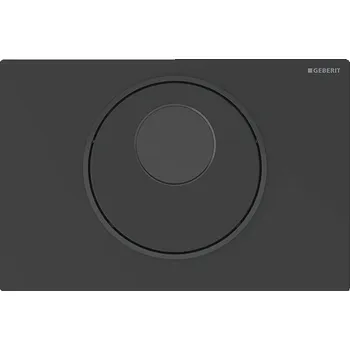 Geberit Sigma10 bezdotykové elektronické ovládací tlačítko, pro 2 množství splachování, černá mat, povrch easy-to-clean (115.856.16.6)