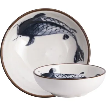 GUSTA Mistička keramika průměr 9 x 2,8 cm Koi