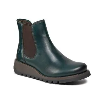 Pracovní obuv Kotníková obuv s elastickým prvkem Fly London Salvfly P143195006 Zelená 35