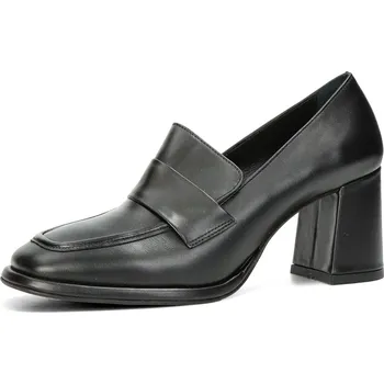 Dámské polobotky ETIMEĒ dámské kožené polobotky - černé