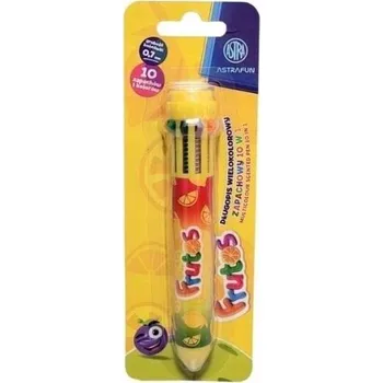 Set školních potřeb Długopis zapachowy wielokolorowy 10w1 ASTRA