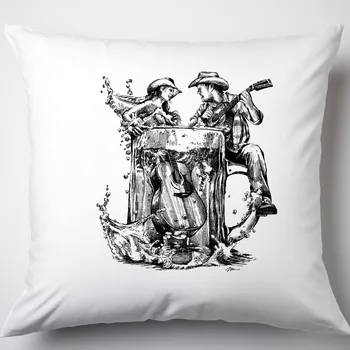 Polštář Polštář Pivo a zpěv Typ povlaku: Plyš