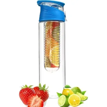 Láhev s filtrem na ovoce | láhev s difúzerem - Modrá,800ml