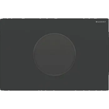 Geberit Sigma10 bezdotykové ovládací tlačítko, s elektronickým ovládáním, 2 množství splachování, černá mat, povrch easy-to-clean (115.908.16.6)