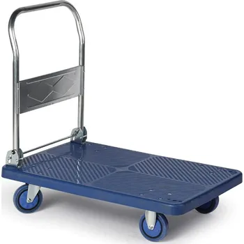 Plošinový vozík Plošinový vozík se sklopným madlem, 300 kg, 900 x 600 mm