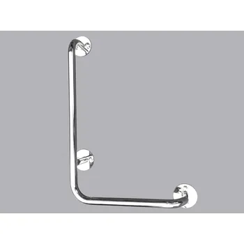 Madlo do koupelny wela LOMENÉ MADLO SPRCHOVÉ PRAVÉ NEREZOVÉ PREMIUM 4013399 šířka x výška: 40 x 40 cm, Průměr: 30 mm