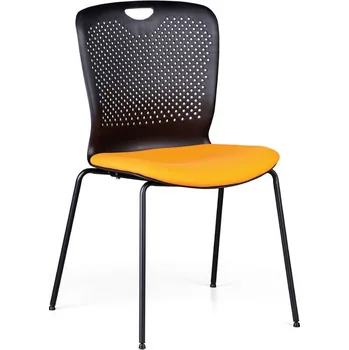 Plastová konferenční židle OPEN, oranžová