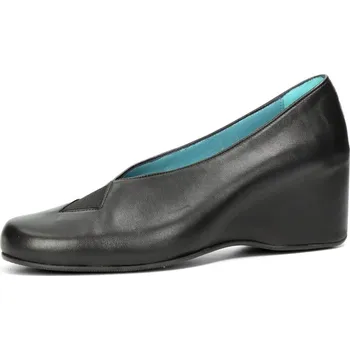 Dámské polobotky ETIMEĒ dámské kožené polobotky - černé