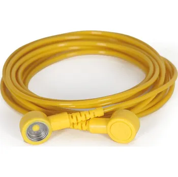 ESD COBA Uzemňovací kabel pro antistatické podlahové rohože a ESD podložky na pracovní stůl, žlutá