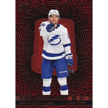 Sběratelská karetní hra insert karta BRANDON HAGEL 23-24 Extended Seeing Red číslo SR-98