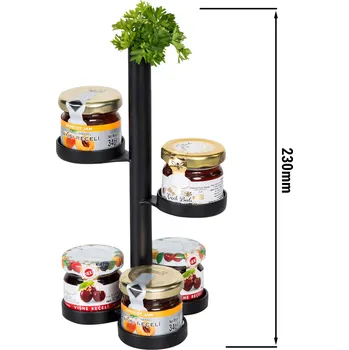 Vinotéka G.Gastro Etažér na marmelády/ bufetový stojan - s 5 odkládacími sloty