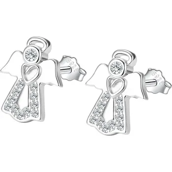 Náušnice NUBIS® Stříbrné náušnice andílci - NB-3989