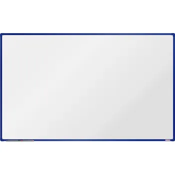 boardOK Bílá magnetická popisovací tabule boardOK, 2000 x 1200 mm, modrý rám