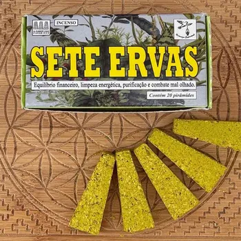 Vonná tyčinka Vykuřovadlo Sete Ervas - 7 bylin