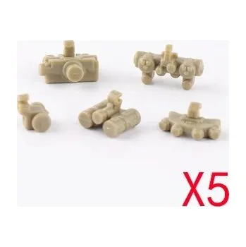 ostatní stavebnice Vojenské stavebnice mini kostky s příslušenstvím | styl lego - Q057-H-5PCS