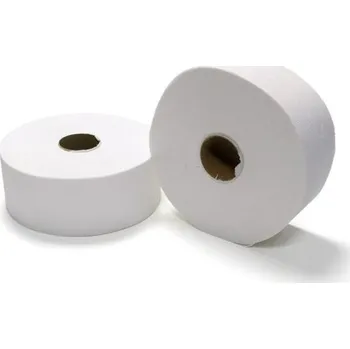 Toaletní papír Toalet.papír jumbo-2vrstvý,bílý recykl,24cm,6rolí