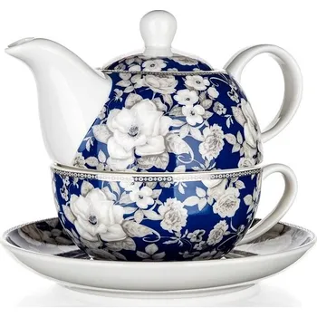 Čajová souprava BANQUET Čajová sada FLOWER 400 + 220 ml