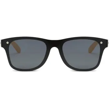 Dřevěné sluneční brýle polarizační pánské/dámské | unisex brýle - Černá,Dřevo