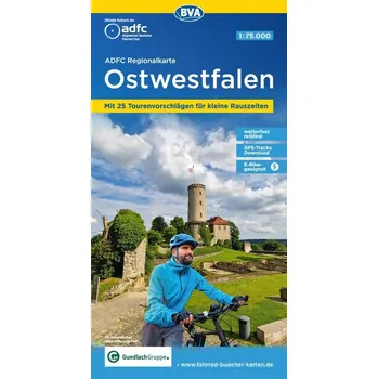 ADFC-Regionalkarte Ostwestfalen, 1:75.000, mit Tagestourenvorschlägen, reiß- und wetterfest, E-Bike-geeignet, GPS-Tracks Downloa - Allgemeiner Deutscher Fahrrad-Club e.V. (ADFC)