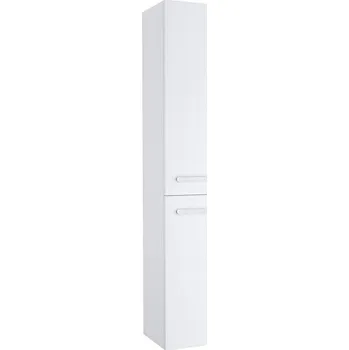 Koupelnový nábytek Ravak Chrome II vysoká skříňka SB, 39x29x150 cm, pravá, madla bílá, korpus bílá lesk, dvířka bílá lesk (X000001781)