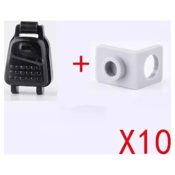 ostatní stavebnice Vojenské stavebnice mini cihly pro děti | lego komponenty - P-10PCS