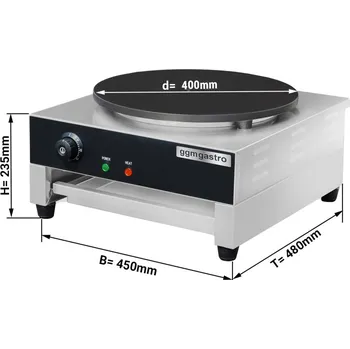 Vaflovač G.Gastro Palačinkovač 40 cm - s 1 plotýnkou | Palačinkovač | Plotýnka na Crepes | Crepiere