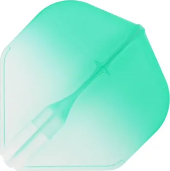 Šipka Letky na šipky L-Style EZ L1 Two Tone průhledné zelené