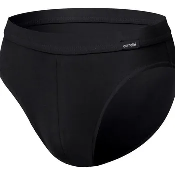 Slipy Černé pánské slipy ComfortFit - Cornette, černá L i41_74957_2:černá_3:L_