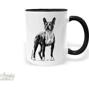 Hrnek - Bostonský teriér Barva: Černá