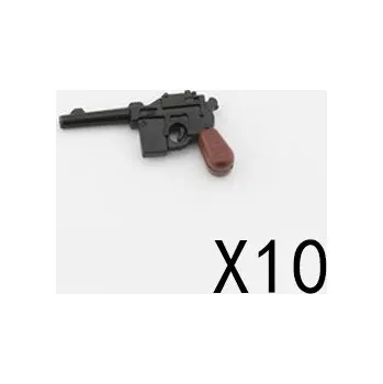 ostatní stavebnice Stavebnice vojenské kostky pro děti - dárek | lego styl komponenty - C96-Pistol-10PCS