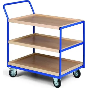 Corping Policový vozík, 3 police s hranou, nosnost 400 kg