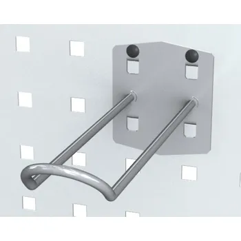 Dílenský regál Alfa 3 Smyčka 45° - 150 mm - držák na nářadí pro EUROPERFO panely