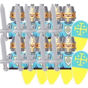 Figurka Vojenské stavebnice rytířů a anime figurky | lego styl figurky a komponenty - B18-33-2-10PCS