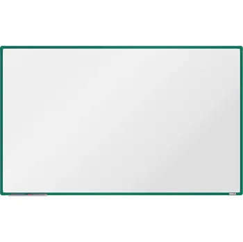 boardOK Bílá magnetická popisovací tabule boardOK, 2000 x 1200 mm, zelený rám