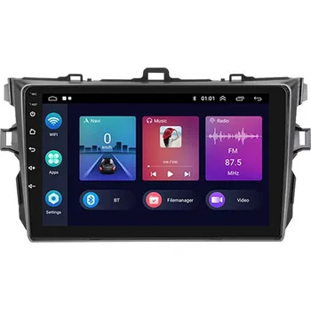 Autorádio Autorádio 9" LCD A3018 Android 11 s rámečkem A7278 pro Toyota Corolla 2009-2013
