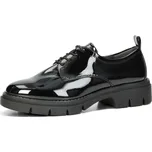 Tamaris dámské lakované polobotky - černé