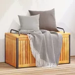 vidaXL Zahradní box na podušky 85x45x45/53 cm masivní akácie a ocel [367608]
