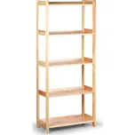 Corping Dřevěný regál, 5 polic, 1660 x 680 x 335 mm