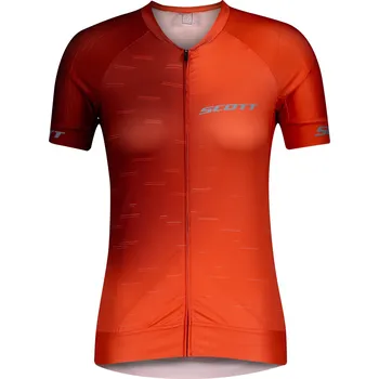 cyklistický dres Dámský cyklistický dres Scott RC Pro S/Sl Flame Red/Glace Blue S
