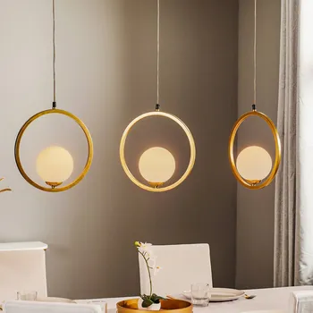 Eko-Light Závěsné světlo Vienna, opálové sklo, mosaz, 3 žárovky mosaz, opál 3 x 40 W - Doprava zdarma