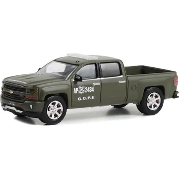 autíčko Chevrolet Silverado Z71 2018 Police 1:64 Chevrolet Silverado Z 71 2018 Policie - kovový model 1/64