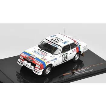 autíčko Peugeot 504 Coupe V6 #01 2nd Rallye Cote d'lvoire 1978 1:43 Peugeot 504 Coupe V6 No.1 Rallye Cote d'lvoire 1978 Makinen/Todt - kovový model auta