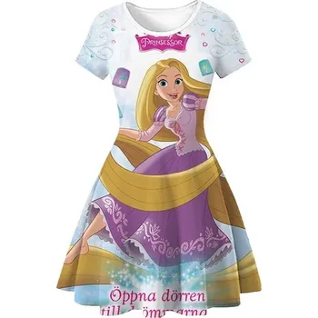 Dívčí šaty Disney Dívčí šaty Rapunzel - Locika s 3D potiskem Varianta: LZ-52603, Velikost: 130