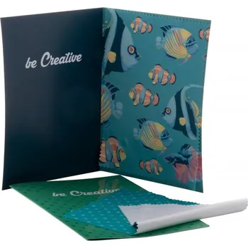 Reklamní Dioptry Mail pohlednice s hadříkem na brýle, bílá