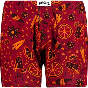 Trenýrky Pánske trenky Christmas Punch - Frogies Frogies černá | oranžová | tmavě červená 1951885