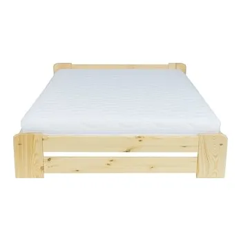 Postel Postel CARYO 180x200, masiv borovice, moření: šedá + vyzvednutí ZDARMA